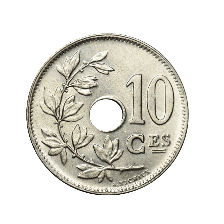 10 Centimes-Albert Ier-Michaux-Belgien-1911-1929