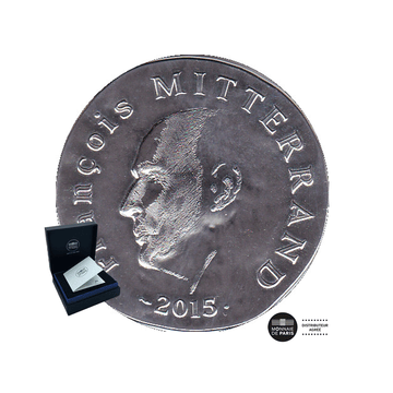 1500 Ans d'Histoire de France - François Mitterrand - Monnaie de 10€ Argent - BE 2015