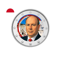 Monaco 2025 - 2 Euro Commémorative - Albert II - Colorisée