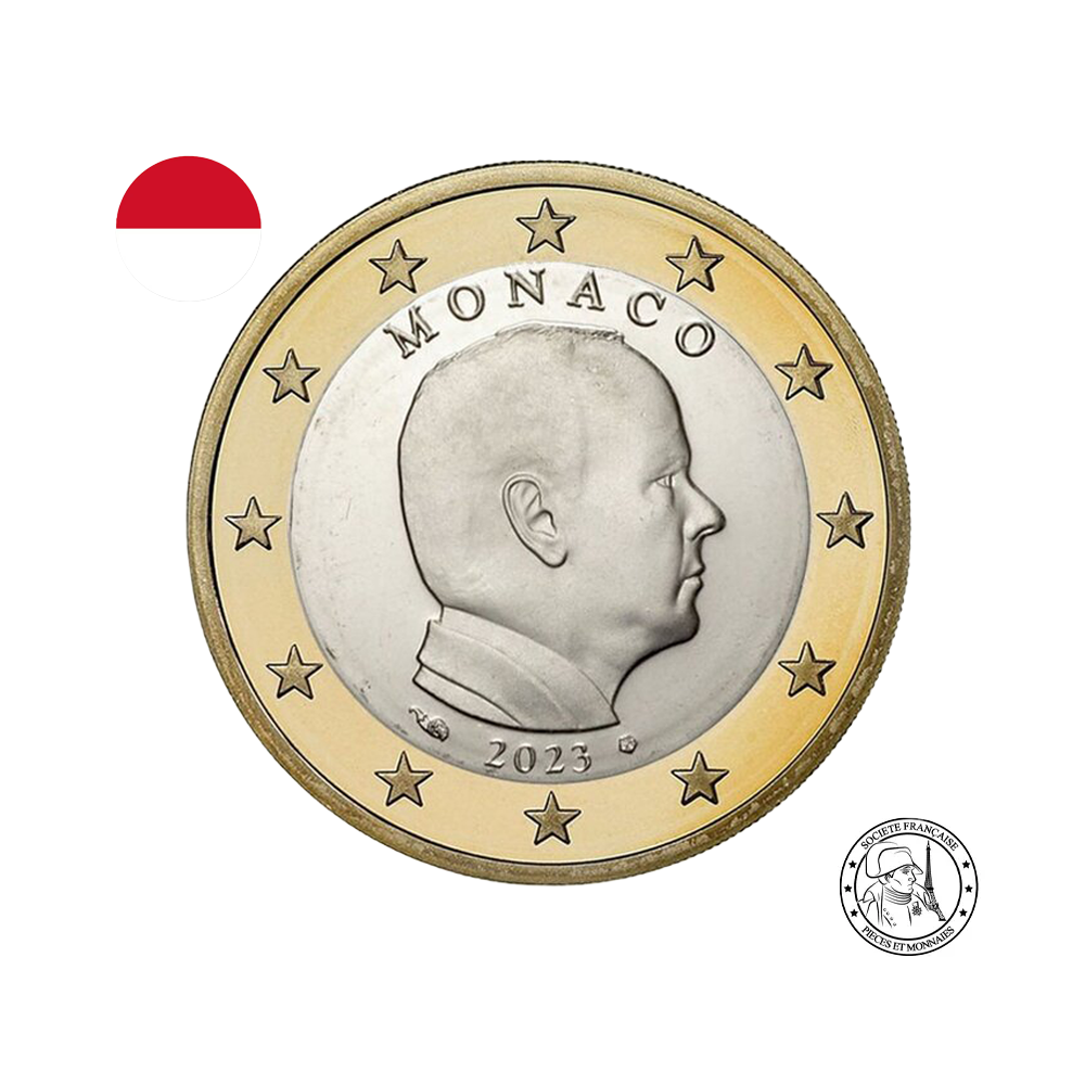 Monaco 2023 - 1 Euro Commémorative - Albert II