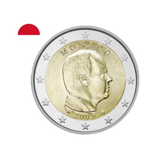 Monaco 2009 - 2 Euros Commémorative - Profil du Prince Albert