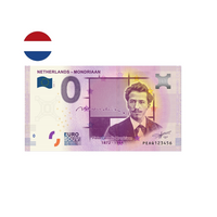 Pays-Bas 2020 - Pierre Cornelis Mondriaan - Billet souvenir de zéro euro