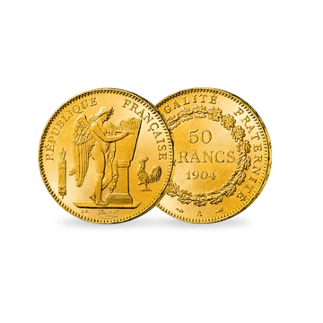 Génie de la IIIè République - Monnaie de 50 Francs Or - 1878/1904