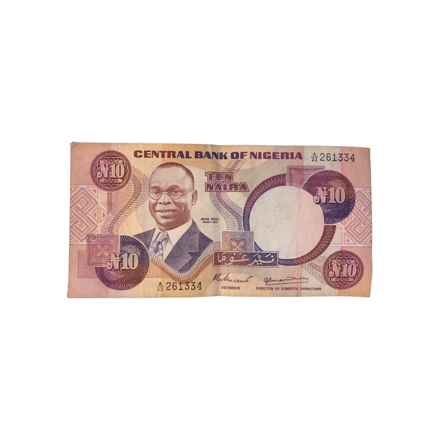 Nigeria - Billet de 10 Naira - 1979-1984