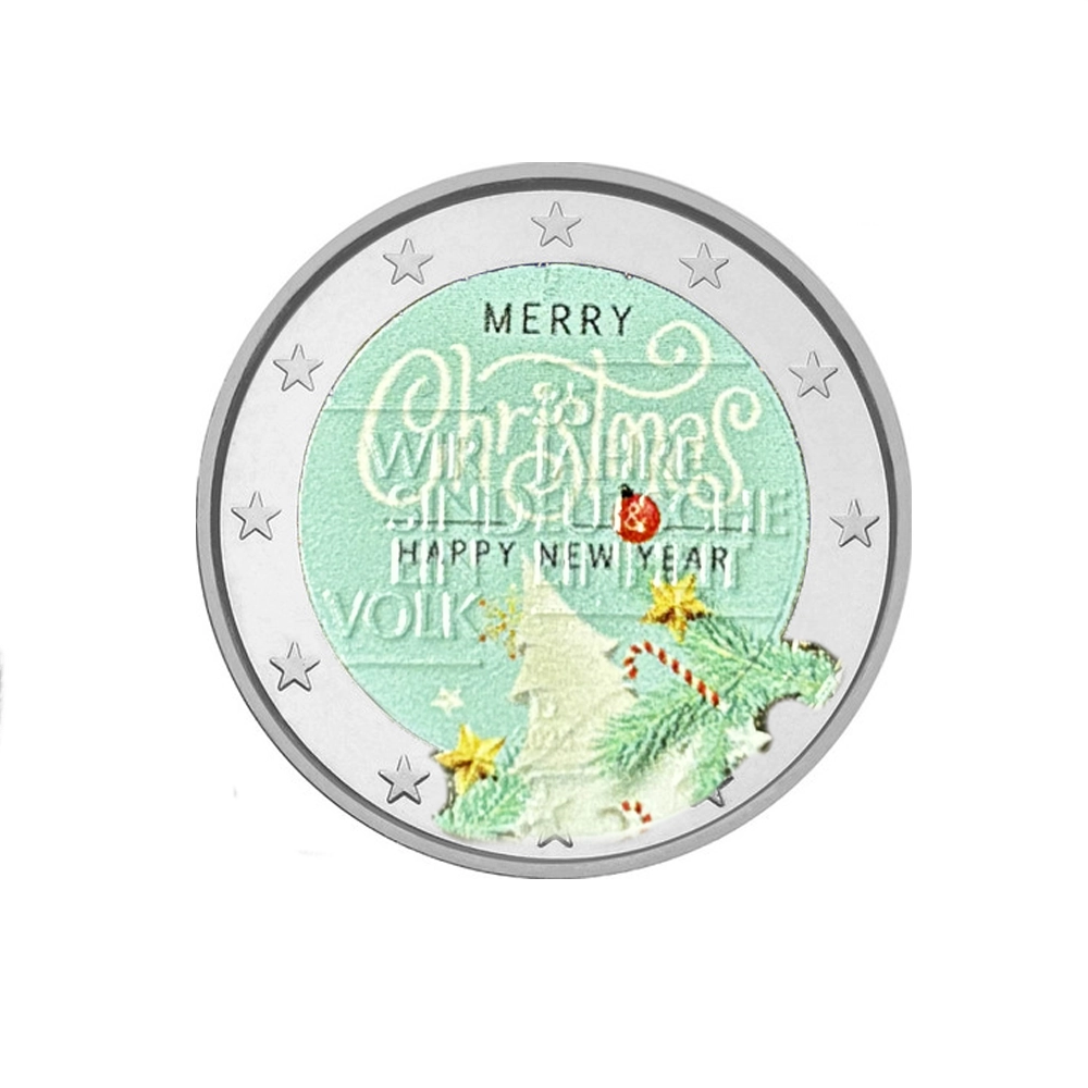 Noël 2026 - 2 Euros Commémorative - Colorisée