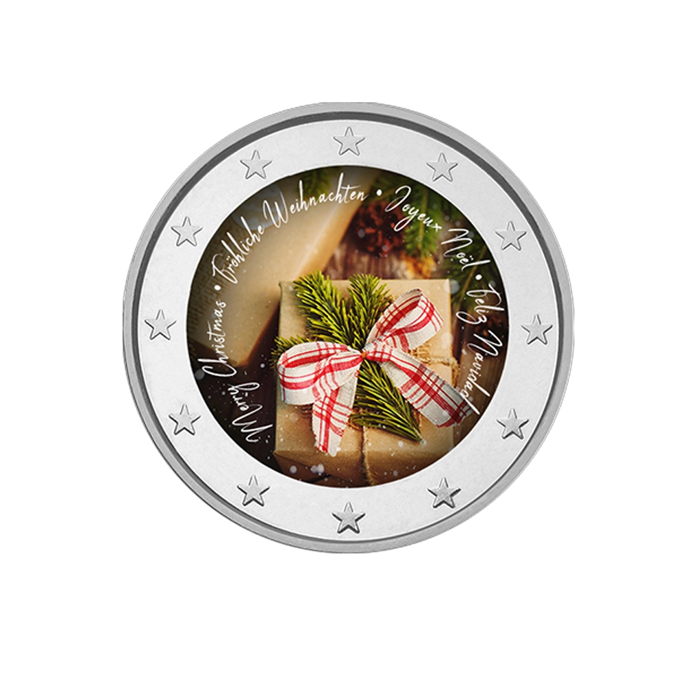 Noël 2026 - 2 Euros Commémorative - Colorisée