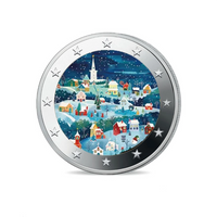 Noël 2025 - 2 Euro Commémorative - Colorisée