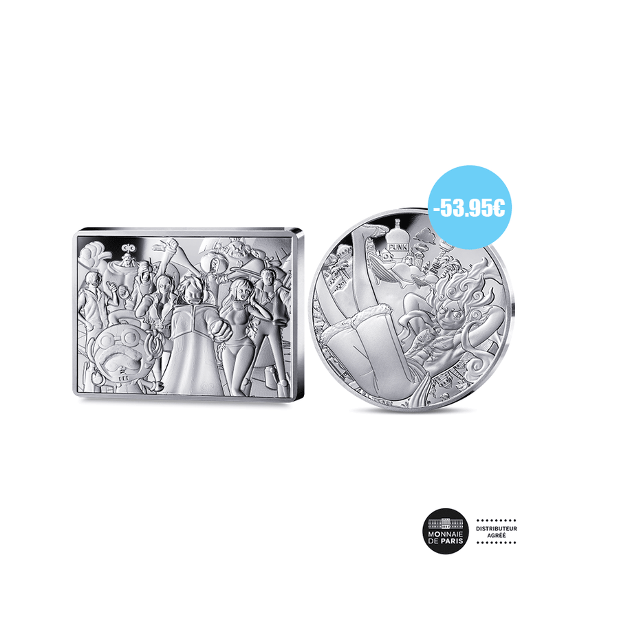 One Piece - Lot de 2 monnaies de 10€ Argent - BE 2025