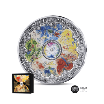 Chefs d'œuvres des musées 2025 - Plafond de l'Opéra Garnier - Monnaie de 250€ Argent 1/2 Kg - BU