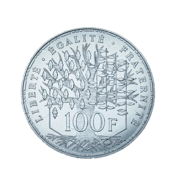 100 francs - Panthéon - France - 1982-2001