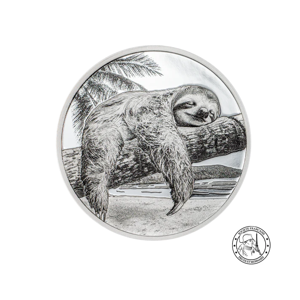 Seven Deadly Sins - Sloth - Monnaie de 5 Dollar Argent - BE 2026