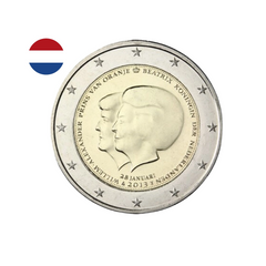Pays-Bas 2013 - 2 Euros  Commémorative - Abdication de la reine Beatrix