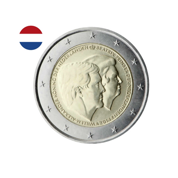 Pays-Bas 2014 - 2 Euro Commémorative - Double portrait