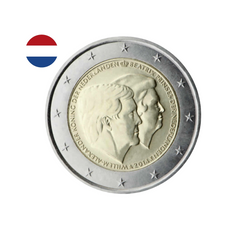 Pays-Bas 2014 - 2 Euros Commémorative - Double portrait