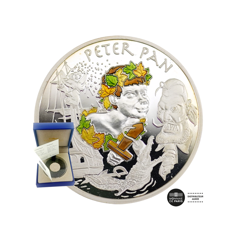 Peter Pan - Monnaie de 1,5€ Argent - BE 2004