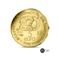 Le Petit Prince - Monnaie de 5 Euros Or 1/2g - BE 2026
