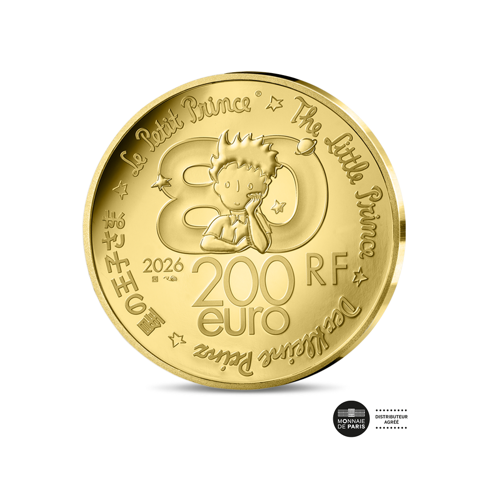 Le Petit Prince - Monnaie de 200 Euros Or 1 Oz - 2026 - BE