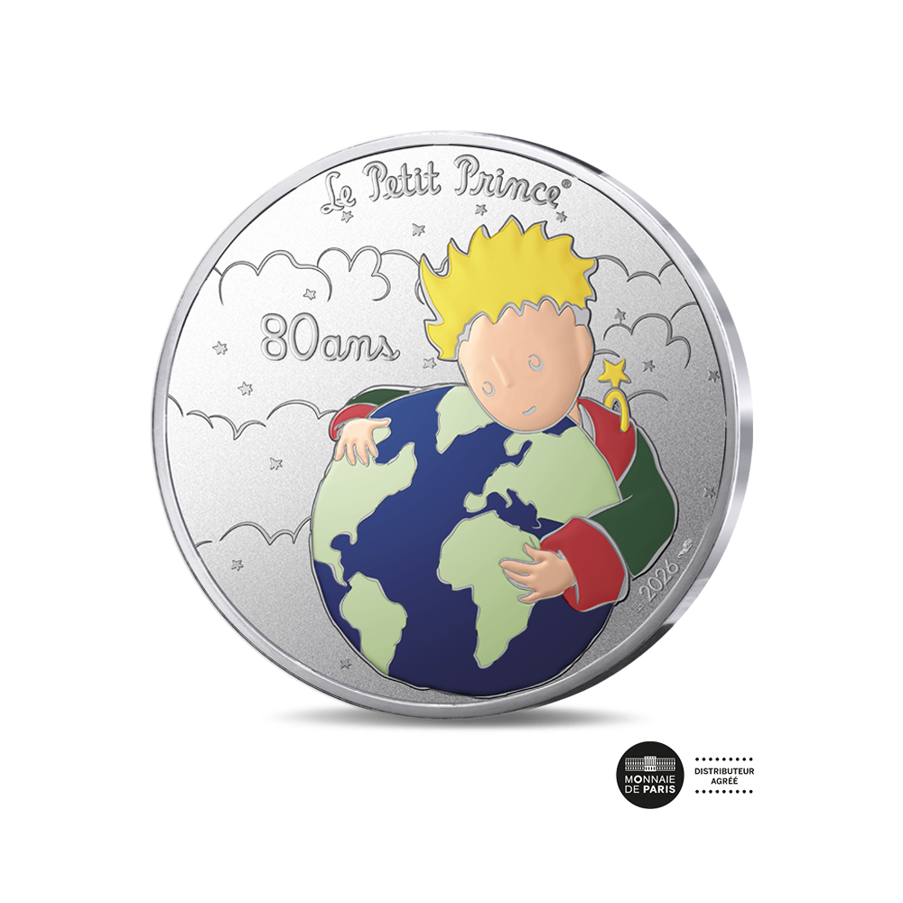 Le Petit Prince - Coffret Duo Monnaie de 10 Euros + 50 Euros Commémorative Argent Colorisée - 2026