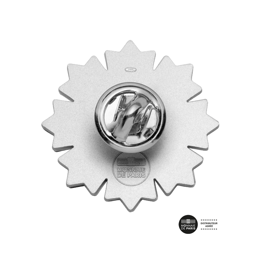 ⁣⁢Den Store Krig - Kornblomst Sølv Pin⁤⁣