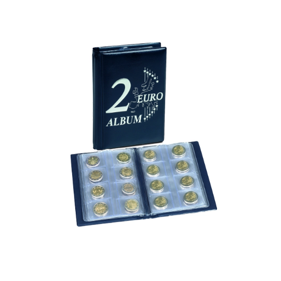 Album de poche - 48 emplacements de 2 euros commémoratives