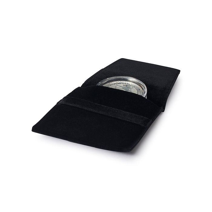 Pochette Premium pour une pièce de monnaie jusqu'à 50 mm (avec ou sans capsule)