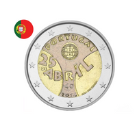 Portugal 2014 - 2 Euro Commémorative - Révolution des Œillets - Colorisée