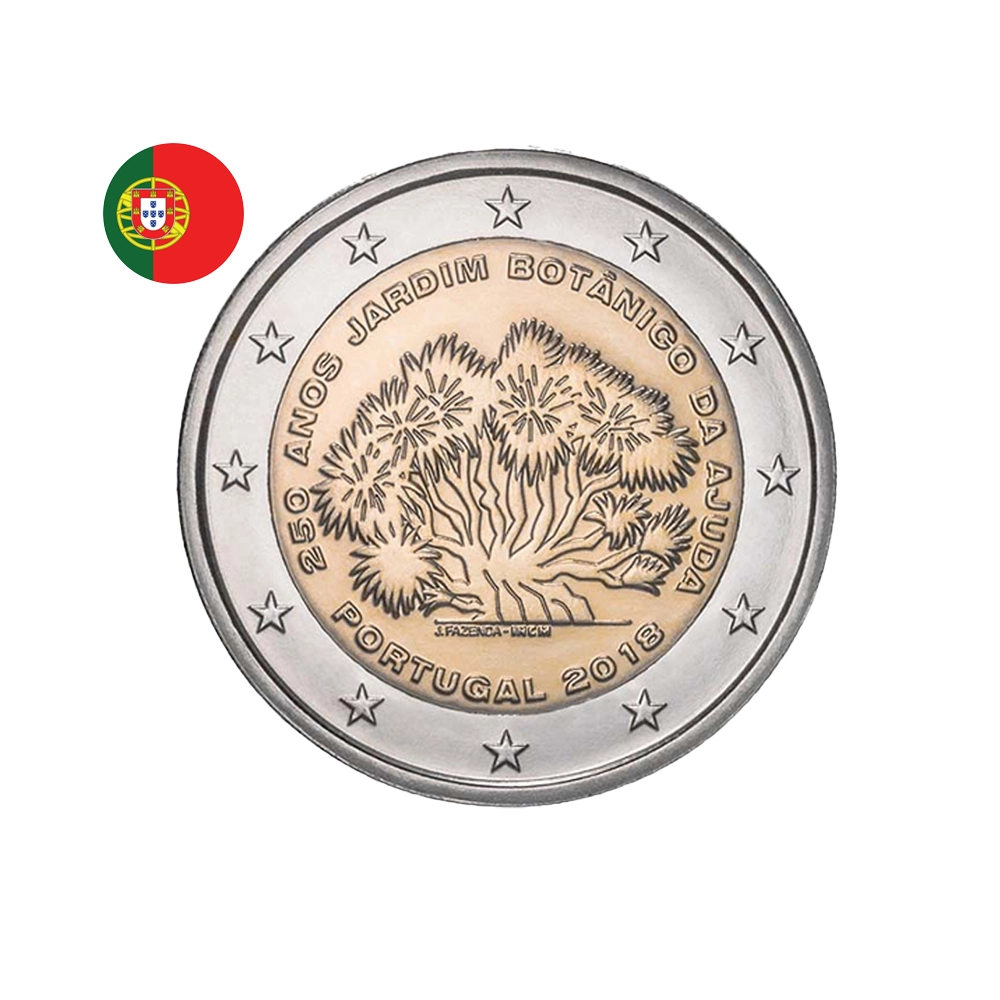 Portugal 2018 - 2 Euro Commémorative - Jardin botanique d'Ajuda
