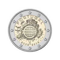 Cópia de Portugal 2012 - 2 euros comemorativo - 10 anos do euro