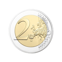Lettonia 2023 - 2 Euro Commemorative - Un girasole per l'Ucraina