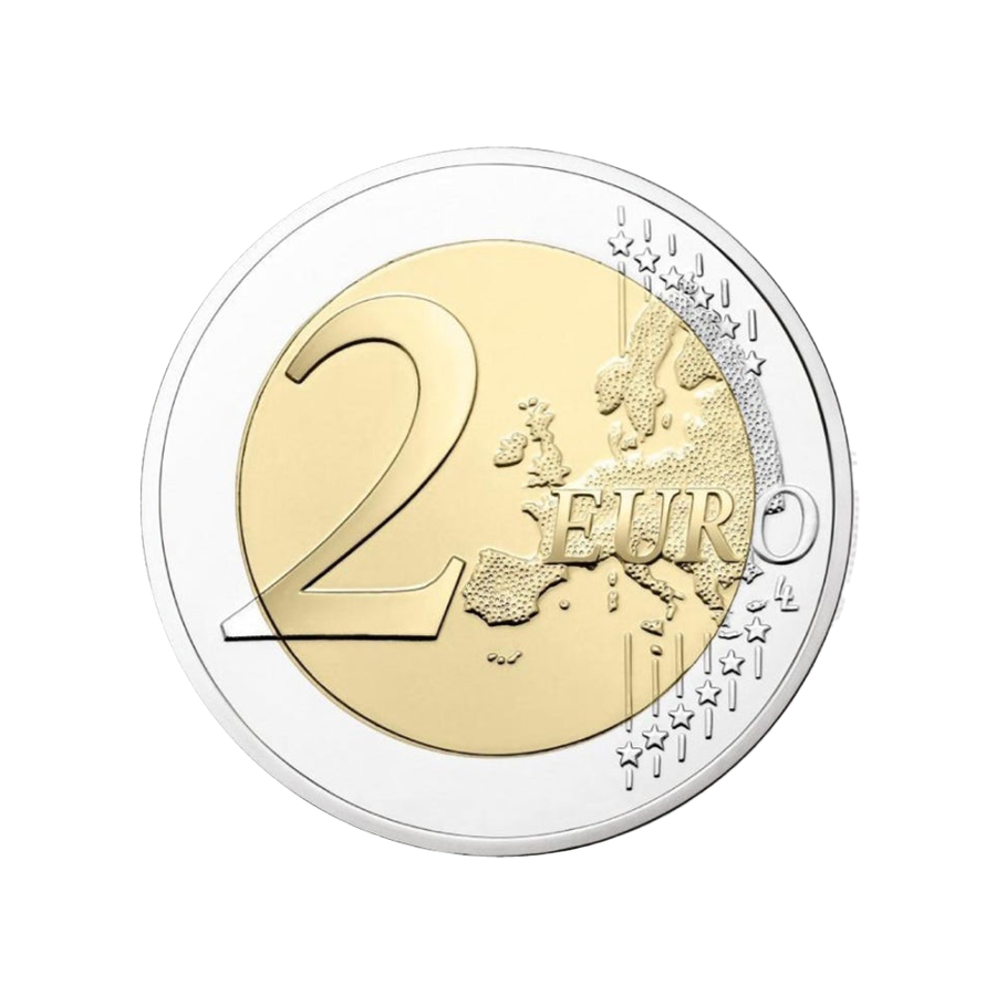 2 Euro Herdenkings- - Pelé - Gekleurd