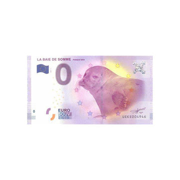 Billet souvenir de zéro euro - La Baie de Somme - France - 2017