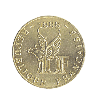 10 francs - Roland Garros - France - 1988