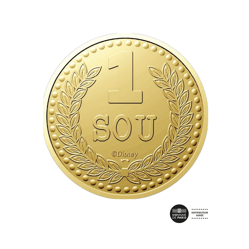Le sou fétiche de Picsou - Mini-médaille dorée - 2026