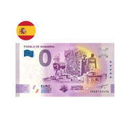 Espagne 2020 - Puebla de Sanabria - Billet souvenir de zéro euro