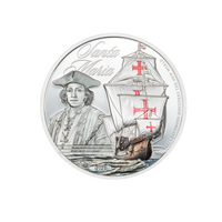 Legends of the Seas - Santa Maria - Monnaie de 5 Dollars - BE 2026