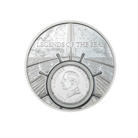 Legends of the Seas - Santa Maria - Monnaie de 5 Dollars - BE 2026