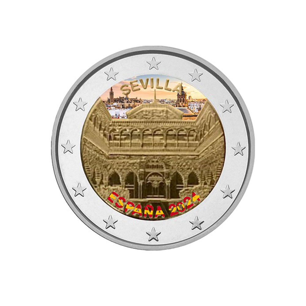 Spain 2024 - 2 Euro commemorative - Cathedral of Seville - Colorized