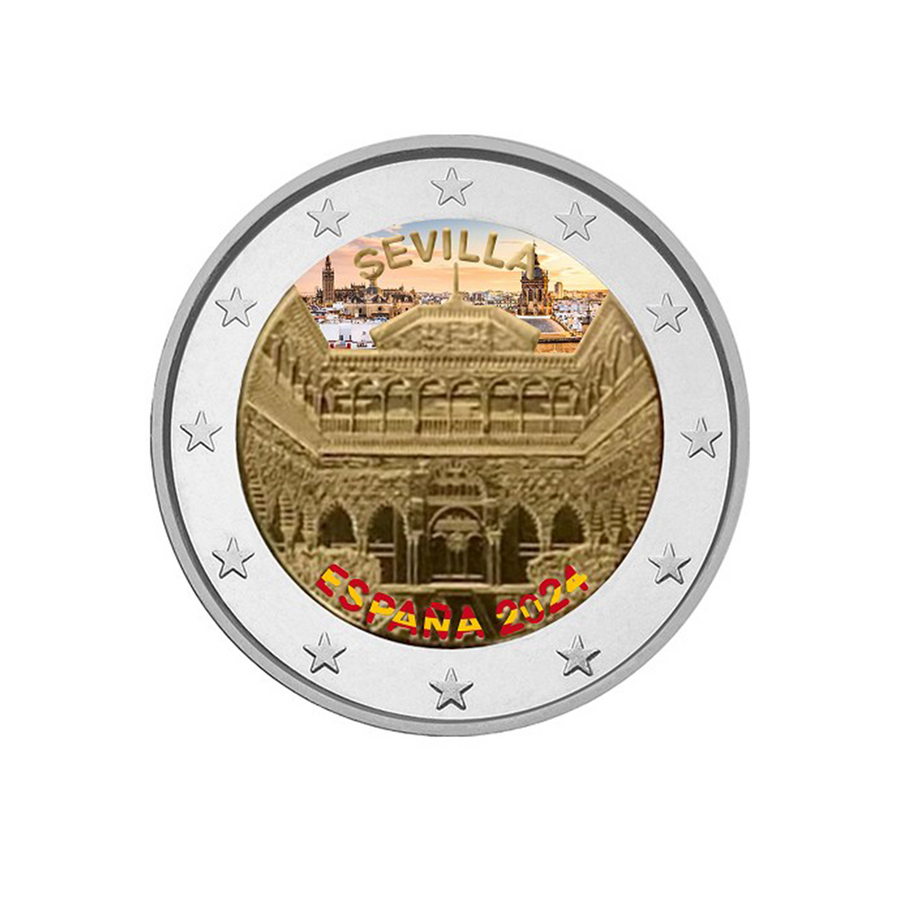 Spain 2024 - 2 Euro commemorative - Cathedral of Seville - Colorized