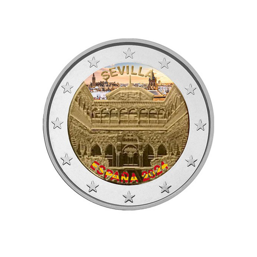 Spanien 2024 - 2 Euro Gedenk - Kathedrale von Sevilla - farbig