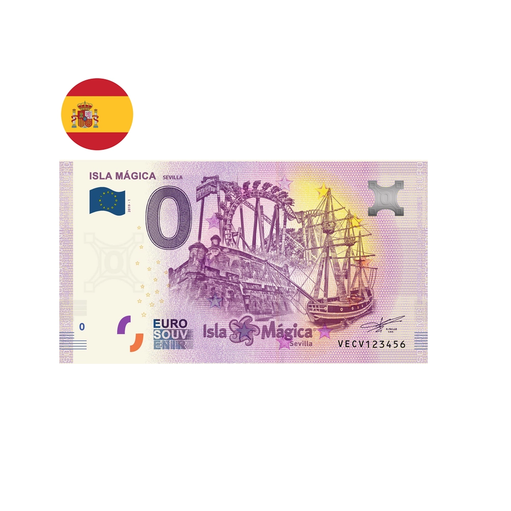 Espagne 2019 - Isla Magica - Séville - Billet souvenir de zéro euro