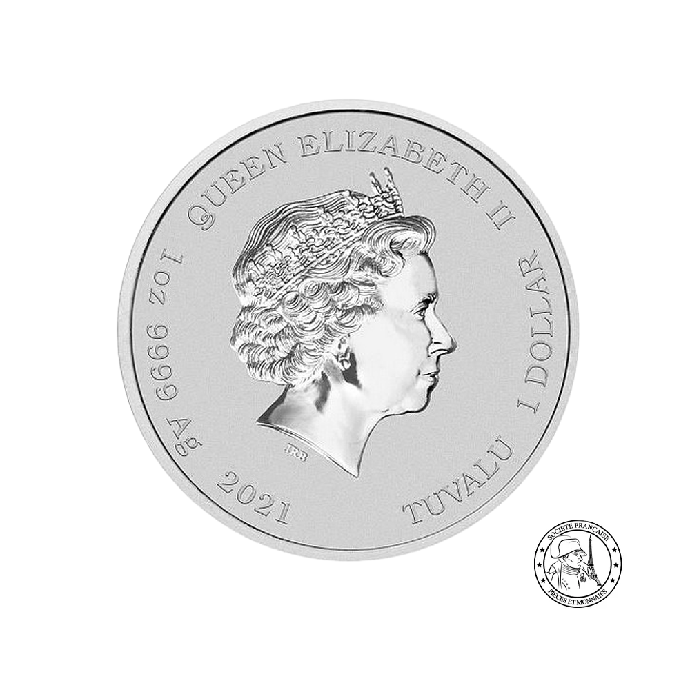 Simpson - Marge et Maggie - Monnaie de 1 Dollar en Argent - BU 2021