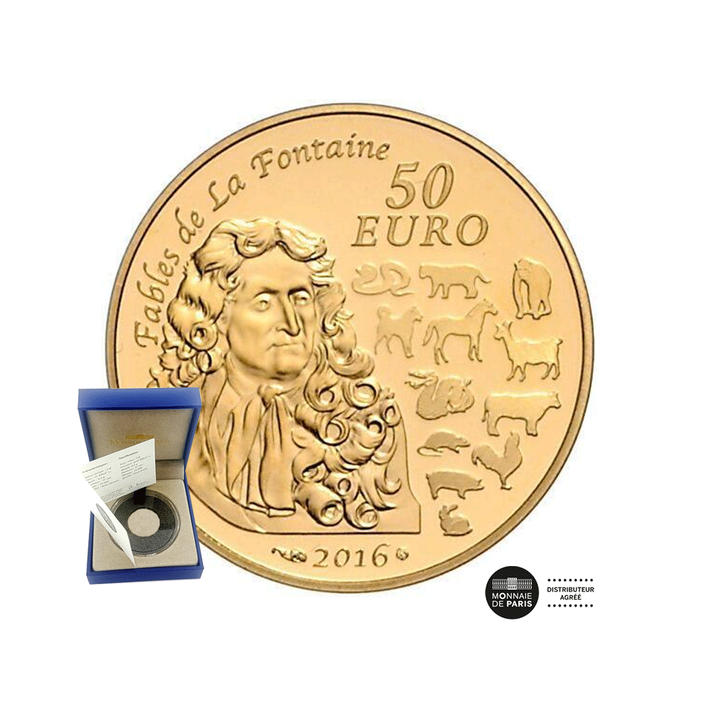 Année du Singe - Monnaie de 50€ Or - BE 2016
