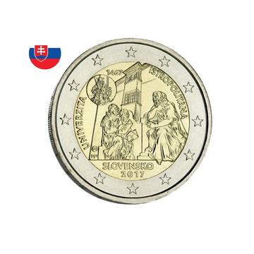 Slovaquie 2017 - 2 Euro Commémorative - Universitas Istropolitana