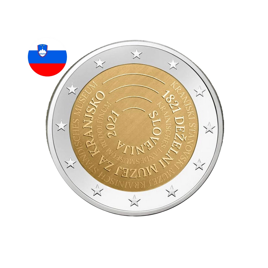 Slovénie 2021 - 2 Euro Commémorative - Musée national slovène