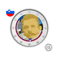 Slovenie 2026 - 2 Euros Commémorative - anniversaire de la naissance d'Ivan Cankar - Colorisées