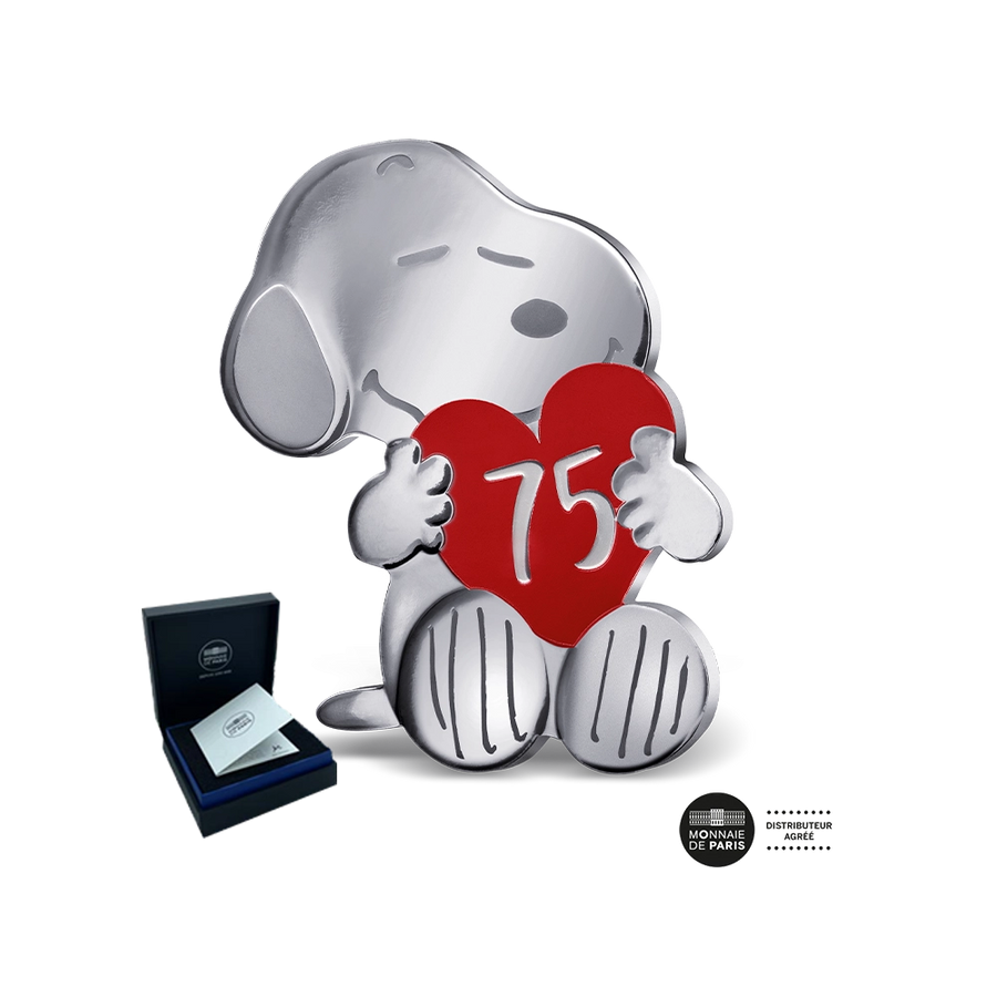 Snoopy - Monnaie de 10€ Argent - BE 2025 (Pièce de forme)