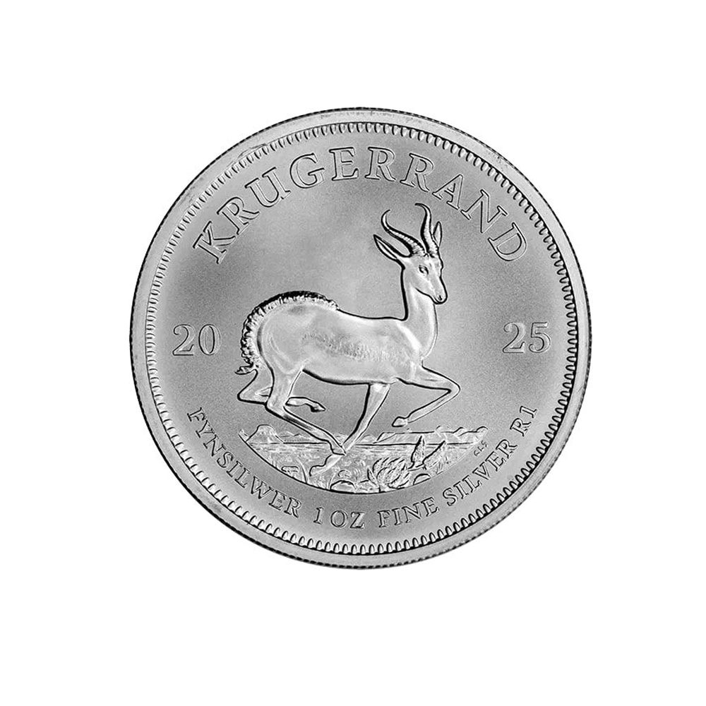 Afrique du Sud 2025 - Krugerrand - Monnaie d'une Once Argent