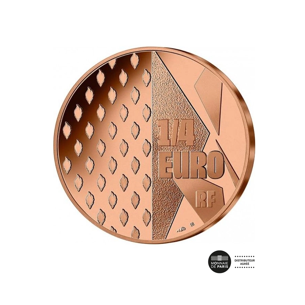 Jeux Olympiques de Paris 2024 - Team France - Monnaie de ¼ Euro