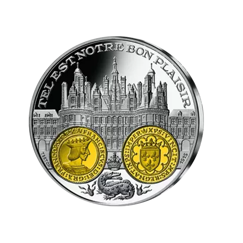 Frappe en Argent pur - 2000 ans d'histoire monétaire française - Teston François Ier - 1515