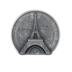 Eiffel Tower - Monnaie de 25$ Argent 5 Oz - 2024